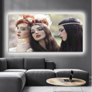 Led Işıklı Kanvas Tablo, 3d Dekoratif Baskılı Tablo Yapay Zeka Destekli Modern Tasarımlar 262