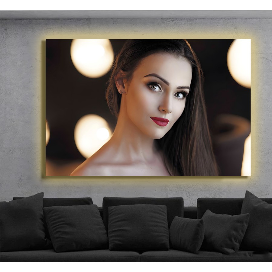 Led Işıklı Kanvas Tablo, 3d Dekoratif Baskılı Tablo Yapay Zeka Destekli Modern Tasarımlar 264