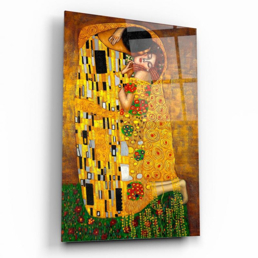 Gustave Klimt Cam Tablo | Hediyelik, Dekoratif, Ofis, Mutfak