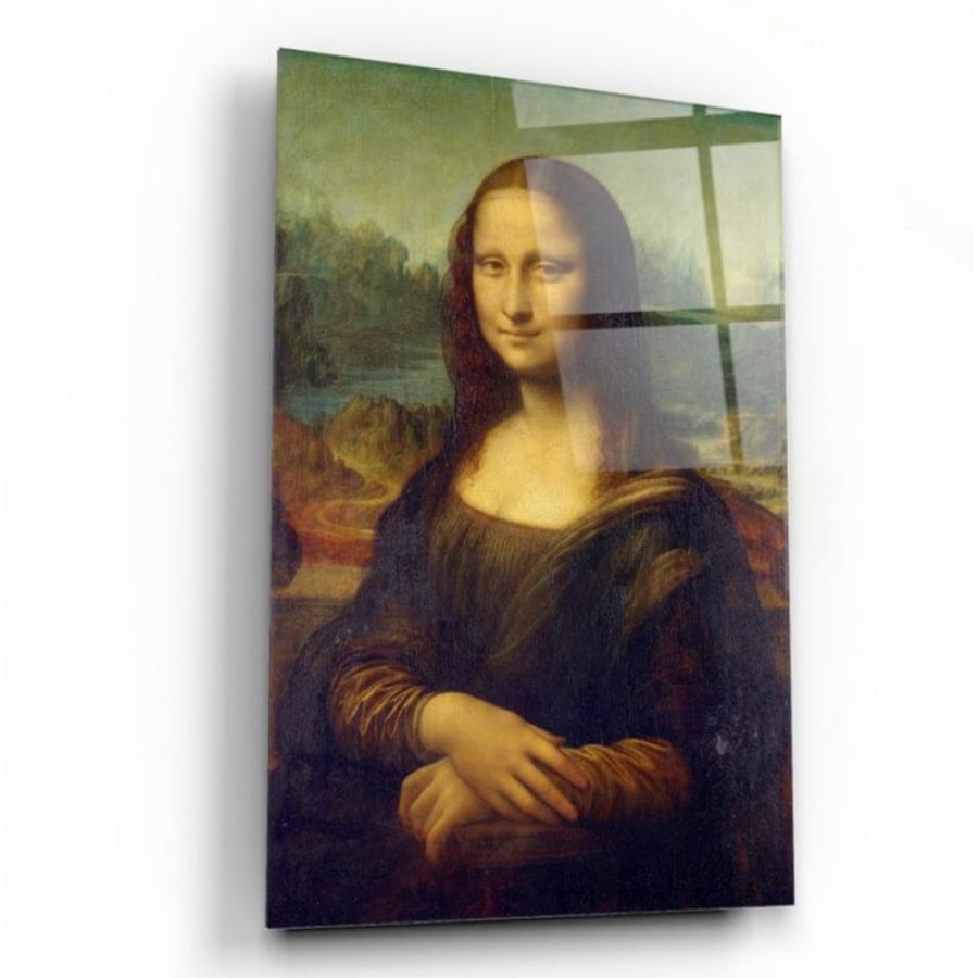 Mona Lisa Cam Tablo | Hediyelik, Dekoratif, Ofis, Mutfak