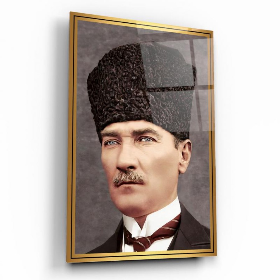 Atatürk Cam Tablo | Hediyelik, Dekoratif, Ofis, Mutfak