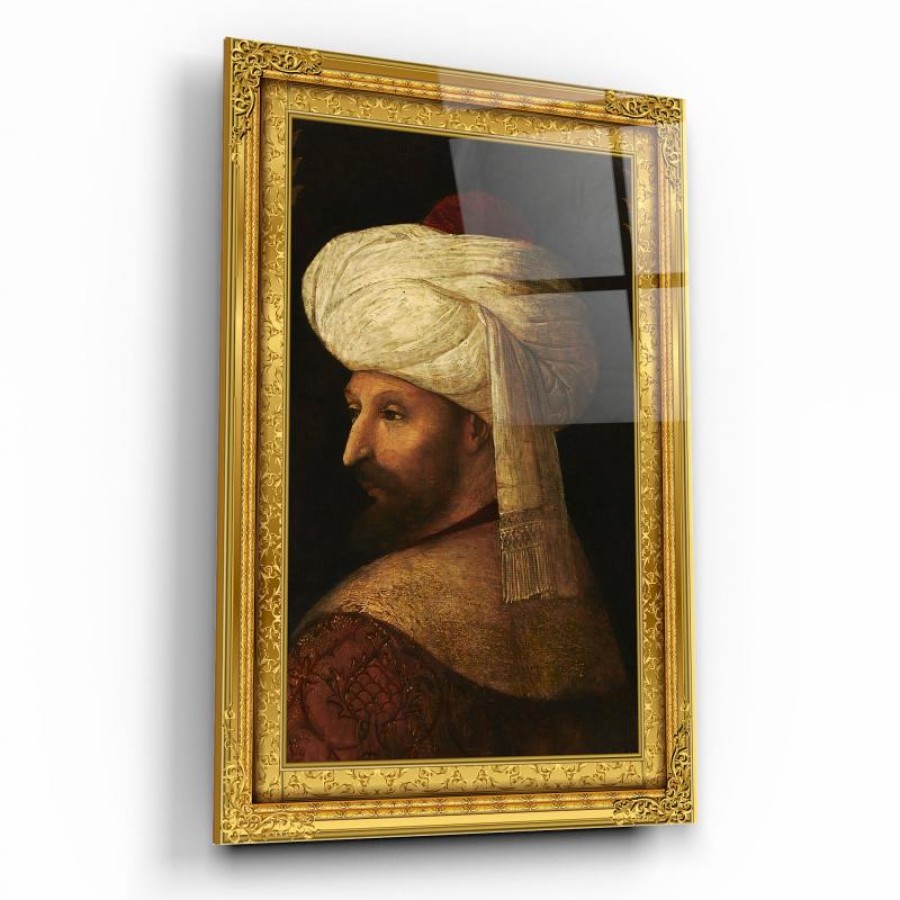 Fatih Sultan Mehmet Cam Tablo | Hediyelik, Dekoratif, Ofis, Mutfak