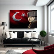 Atatürk Cam Tablo | Hediyelik, Dekoratif, Ofis, Mutfak