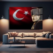 Atatürk Cam Tablo | Hediyelik, Dekoratif, Ofis, Mutfak