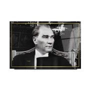 Atatürk Cam Tablo | Hediyelik, Dekoratif, Ofis, Mutfak