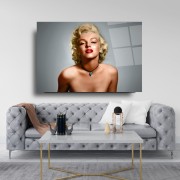 Marilyn Monroe Cam Tablo | Hediyelik, Dekoratif, Ofis, Mutfak