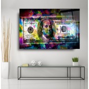 Neon Dolar Cam Tablo | Hediyelik, Dekoratif, Ofis, Mutfak