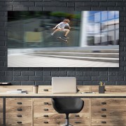 İkonik Fotoğraflar,Spor Fotoğraflarları Yapay Zeka Destekli, 3D Dekoratif Baskı Cam Tablo 06