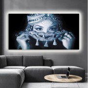 Led Işıklı Kanvas Tablo, 3d Dekoratif Baskılı Tablo Yapay Zeka Destekli Modern Tasarımlar 146