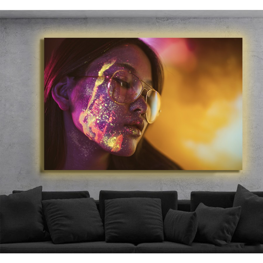 Led Işıklı Kanvas Tablo, 3d Dekoratif Baskılı Tablo Yapay Zeka Destekli Modern Tasarımlar 13