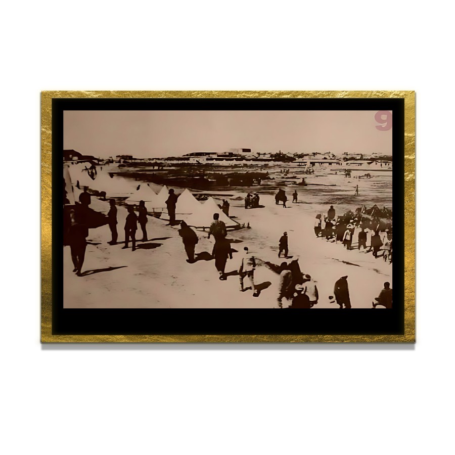 Yapay Zeka ile Yenilenmiş Atatürk Fotoğrafları Siyah Beyaz Cam Tablo, 3d Dekoratif Baskı 620