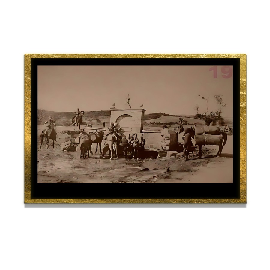 Yapay Zeka ile Yenilenmiş Atatürk Fotoğrafları Siyah Beyaz Cam Tablo, 3d Dekoratif Baskı 638