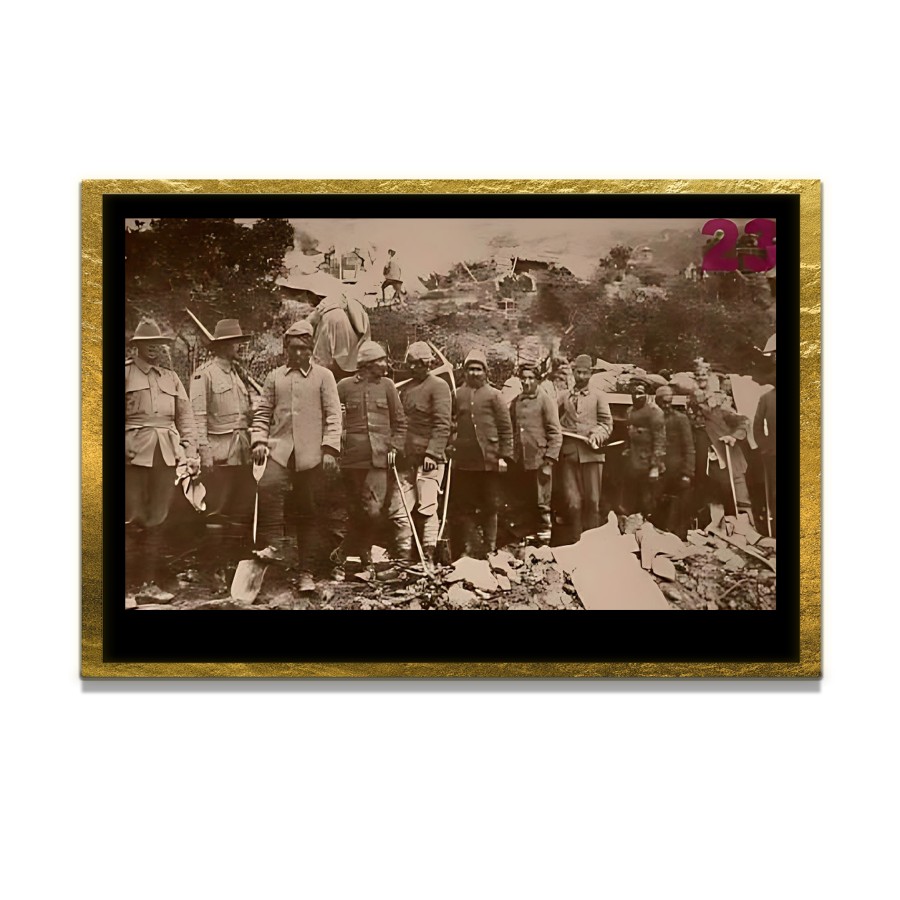 Yapay Zeka ile Yenilenmiş Atatürk Fotoğrafları Siyah Beyaz Cam Tablo, 3d Dekoratif Baskı 644