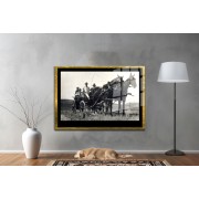 Yapay Zeka ile Yenilenmiş Atatürk Fotoğrafları Siyah Beyaz Cam Tablo, 3d Dekoratif Baskı 779