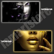 Led Işıklı Kanvas Tablo, 3d Dekoratif Baskılı Tablo Yapay Zeka Destekli Modern Tasarımlar 276