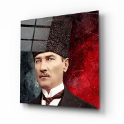 Atatürk Cam Tablo | Hediyelik, Dekoratif, Ofis, Mutfak