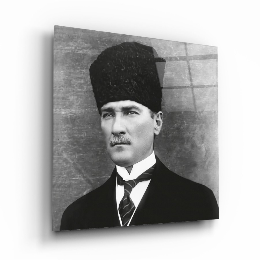 Atatürk Cam Tablo | Hediyelik, Dekoratif, Ofis, Mutfak