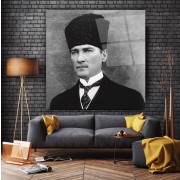 Atatürk Cam Tablo | Hediyelik, Dekoratif, Ofis, Mutfak