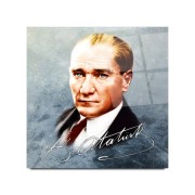 Atatürk Cam Tablo | Hediyelik, Dekoratif, Ofis, Mutfak