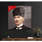 Atatürk Cam Tablo | Hediyelik, Dekoratif, Ofis, Mutfak