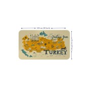 Eğitici ve Öğretici Cocuk Odası Türkiye Haritası Duvar Sticker-60x105-3872