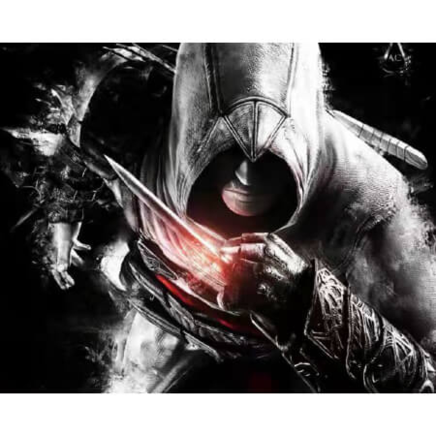 Kanvas Assassin'S Creed Sayılarla Boyama Seti Kasnaklı