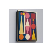 Çerçeveli Auguste Herbin - Dimanche Tablo-8111