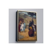 Çerçeveli Edgar Degas - İskender Ve Bucephalus Tablosu-8056