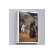 Çerçeveli Edgar Degas - İskender Ve Bucephalus Tablosu-8056