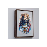 Çerçeveli Hz İsa Tablosu - Jesus-7927