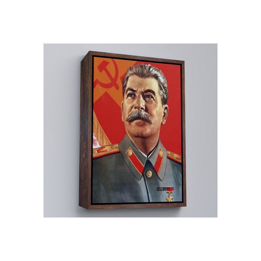 Çerçeveli Joseph Stalin Rusya Ve Sovyetler Birliği Sscb Tablo-7683