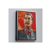 Çerçeveli Joseph Stalin Rusya Ve Sovyetler Birliği Sscb Tablo-7683