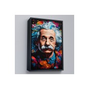 Çerçeveli Albert Einstein Tablo-7827