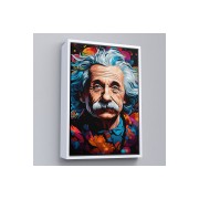 Çerçeveli Albert Einstein Tablo-7827