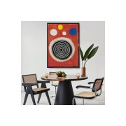 Çerçeveli Alexander Calder - Eşmerkezli Bulutsu Tablo - Concentric Nebula-8103