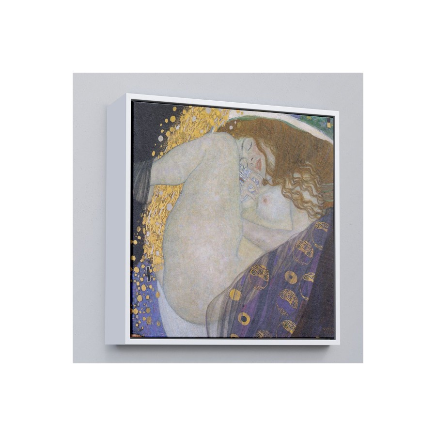 Çerçeveli Gustav Klimt'İn Danae Tablosu-8318