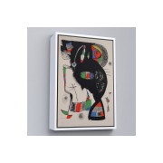 Çerçeveli Joan Miro - 42 Rue Blomet Tablo-8048