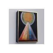 Çerçeveli Hilma Af Klint - Altarpiece, Grup X, Sayı 1 Tablosu-8058