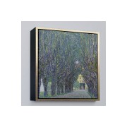 Çerçeveli Allee At Schloss Kammer, Gustav Klimt Tablosu-8342