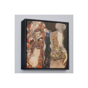 Çerçeveli Gustav Klimt - Die Braut Unvollende Tablosu-8339