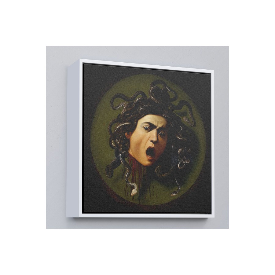 Çerçeveli Caravaggio - Medusa Tablosu-8350