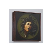 Çerçeveli Caravaggio - Medusa Tablosu-8350