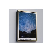 Çerçeveli Vincent Van Gogh - Parlak Yıldızlı Gökyüzü Tablo - Brillant Starry Sky-8049