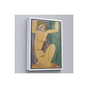 Çerçeveli Amedeo Modigliani - Cariatide Tablo-8089