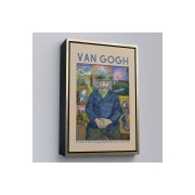 Çerçeveli Vincent Van Gogh - Bildnis'İn Babası Tanguy Tablo-8050