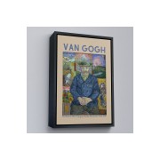 Çerçeveli Vincent Van Gogh - Bildnis'İn Babası Tanguy Tablo-8050