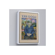 Çerçeveli Vincent Van Gogh - Bildnis'İn Babası Tanguy Tablo-8050