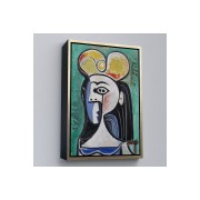 Çerçeveli Pablo Picasso - Jaqueline Roque Portre Tablosu-8087