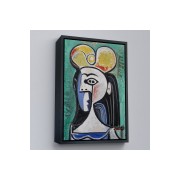 Çerçeveli Pablo Picasso - Jaqueline Roque Portre Tablosu-8087