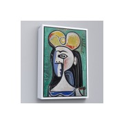 Çerçeveli Pablo Picasso - Jaqueline Roque Portre Tablosu-8087